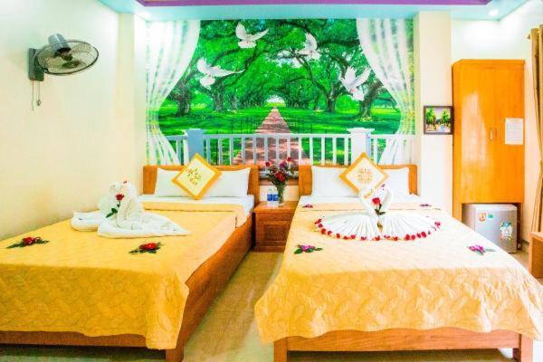 Trang Toan Hotel Chan Chau Bagian luar foto